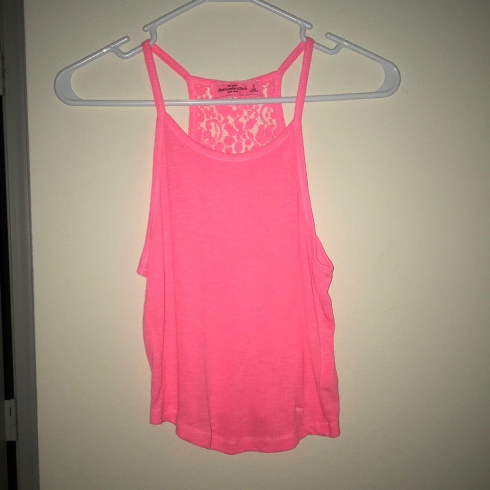 Pink Abercrombie crop top
